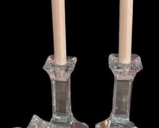 Orrefors Candle Holders