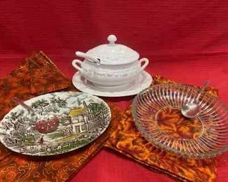 Franciscan The Hunter Platter, Samor Portugal Soup Tureen More 