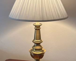 A Pair of Three Way Adjustable Table Lamps