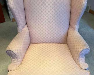 Upholstered Wing Bach Chair For Kraskis