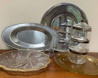 Yellow Depression Glass Plate, Revere Oval Plate And More