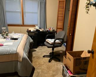Desk and office chair