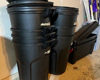 Garbage cans