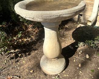 Concrete Birdbath!