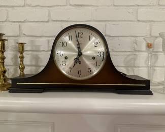 Linden Black Forest Mantel Clock Made In Germany!