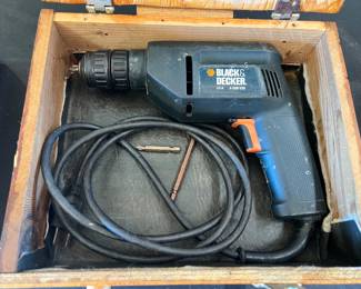 Black & Decker 3/8” drill