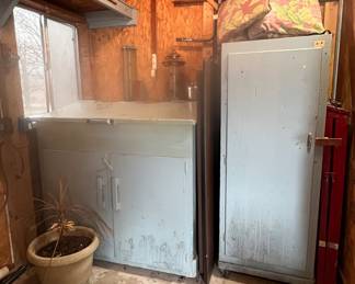 Garage or shop wood cabinets