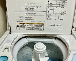 Kitchen Aid Washer with agitator