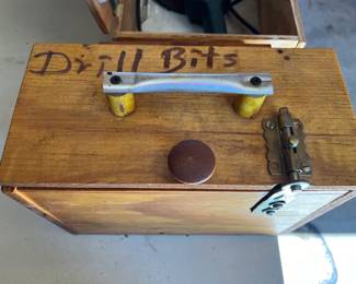 Drill bits in specialized box