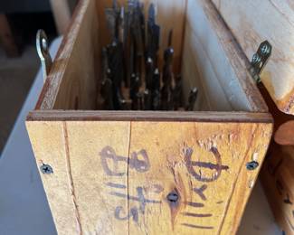 drill Bits in specialized box