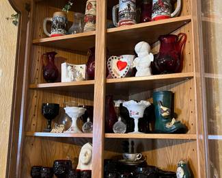 Vintage dishes and knickknacks