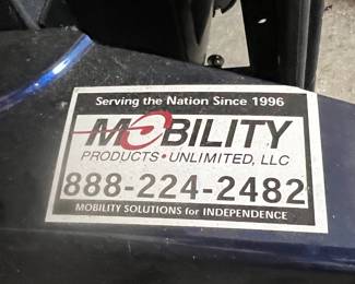 Invacare Mobility Scooter