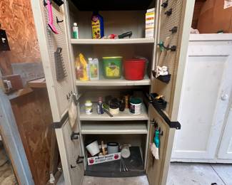 Garage or shop storage cabinet - 5'9" H x 2'6"W x 18"D