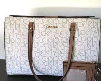 Calvin Klein, like new condition purse with wallet