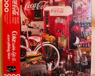 Coca-cola 2000 piece vintage puzzle