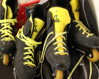 Size 5 and Size 8 roller blades