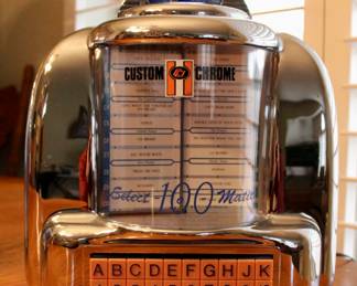Custom chrome jukebox