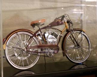 Small bicycle replica collectible decor