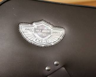 Harley-Davidson side strapped storage case for motorcycle