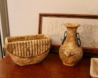 Pottery antique-styled decor