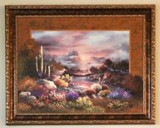 Gorgeous desert painting