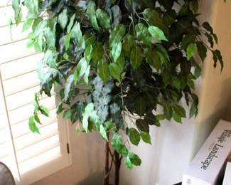 Large fake indoor tree