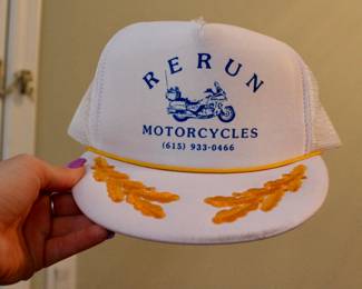 Rerun motorcycles hat