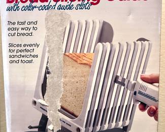 Bread slicing guide