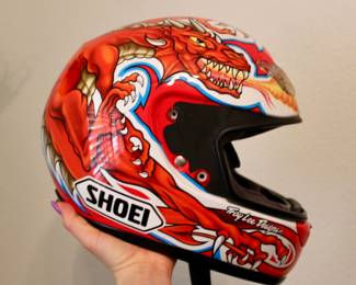 Shoei motorcycle helmet