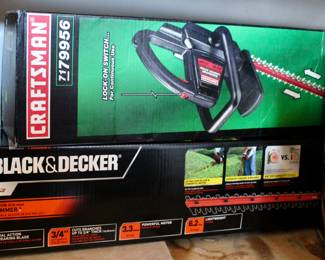 Craftsman and Black&Decker electric hedge trimmer