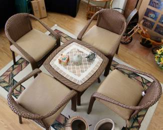 Patio outdoor furniture set