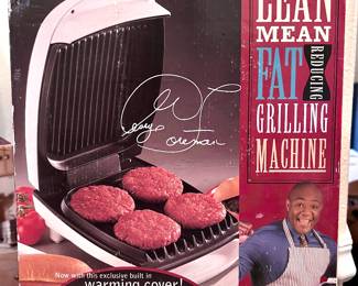 George Foreman lean mean fat reducing grilling machine