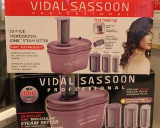 Ionic steam setter for hair