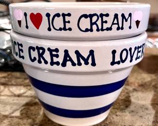 Ice cream bowls