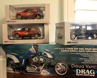 V-twin top fuel drag bike limited edition Doug Vancil drag specialties