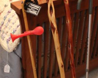Various walking canes