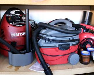 Multiple heavy duty vacuums