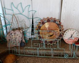 Hanging outdoor desert wall decor