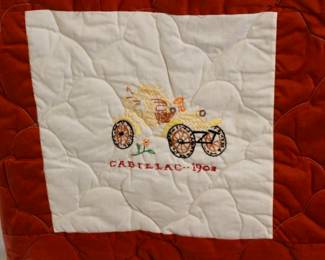 Cadillac 1902 handmade quilt