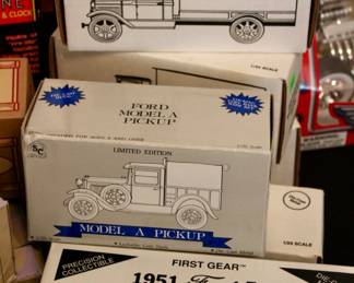 Various car collectible replicas limited edition