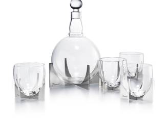 BACCARAT Heritage Paraison set with one decanter and six tumblers. Beautiful collectible item that increases in value.  Brand new unopened in box