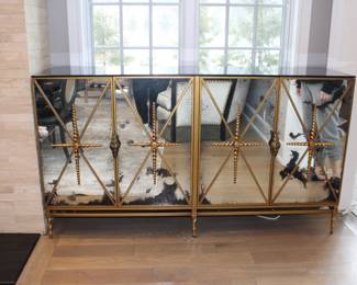 Stunning John Richard Rio Sideboard. 40'' H X 72'' W X 22'' D  Two available. 