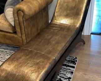 Exclusive Koket Zeba Chaise. This is a hard to get item! 63 in | Depth: 28 in | Height: 33 in  Very beautiful piece. 