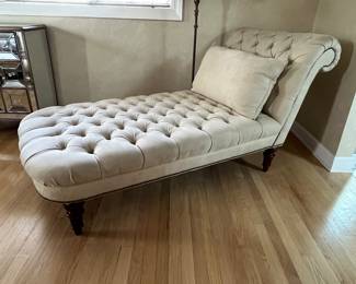 Upholstered chaise
