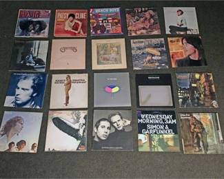 20 Vinyl LP Collection Led Zeppelin I, Jackson Browne, Doors  More 