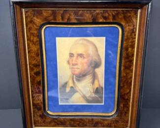 Framed George Washington Portrait Art Print