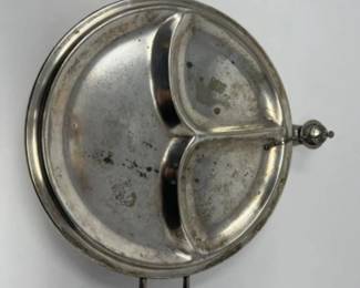 Vintage Silver Plate Hot Water Thorner Bros Plate Heater