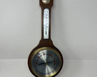 Vintage Western Germany Banjo Weather Airguide Barometer