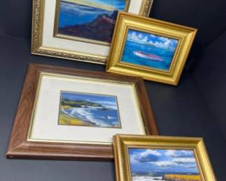 Original Framed Coastal Paintings & Art Works