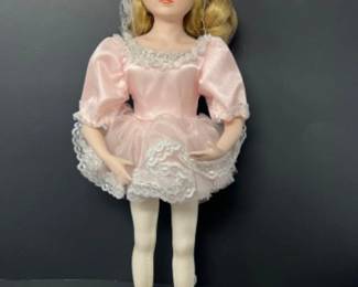 Dynasty Doll Collection - Porcelain Ballerina in Pointe Shoes